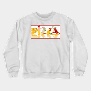 pizza watercolor Crewneck Sweatshirt